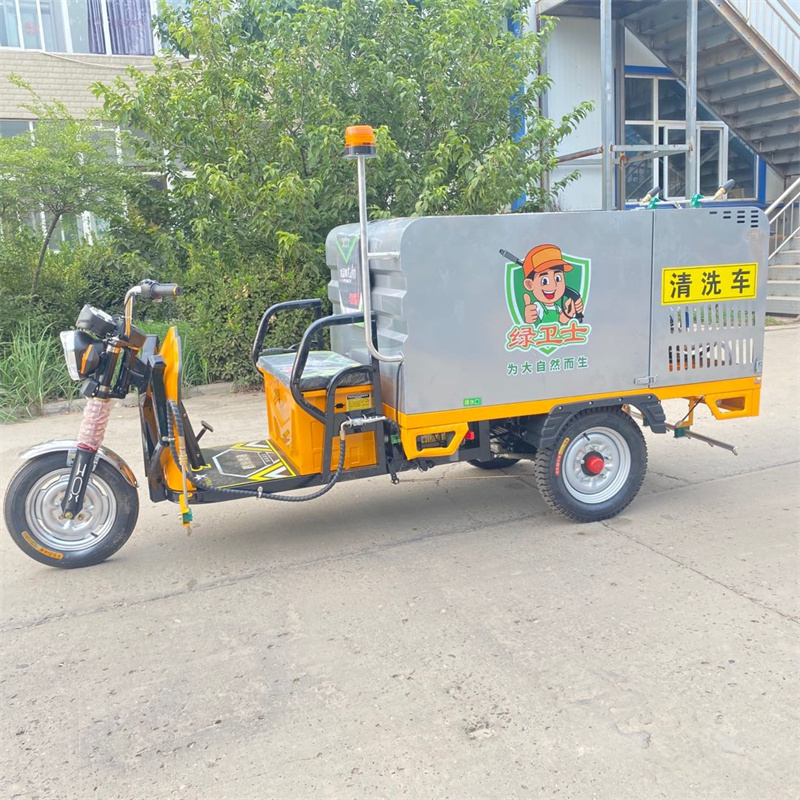 南充电动高压冲洗车CX700A（不锈钢箱体）