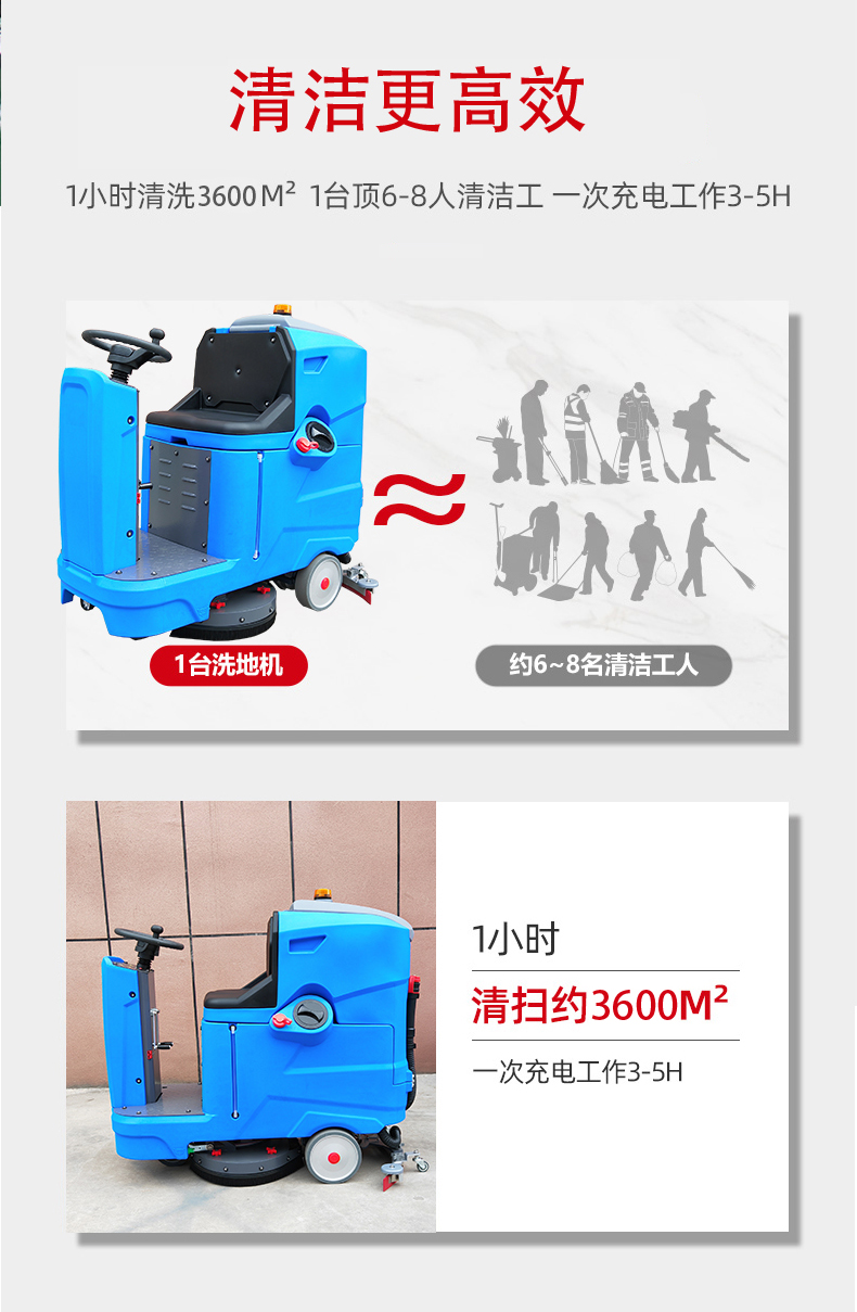 南充驾驶式洗地机更适合用在高铁站